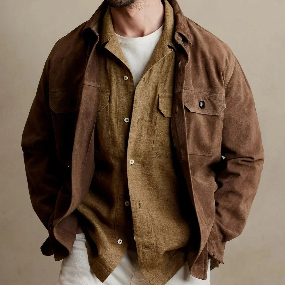 BANANA REPUBLIC EXPEDITION UNTUCKED LINEN SHIRT